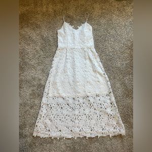 Express White Dress Size Medium